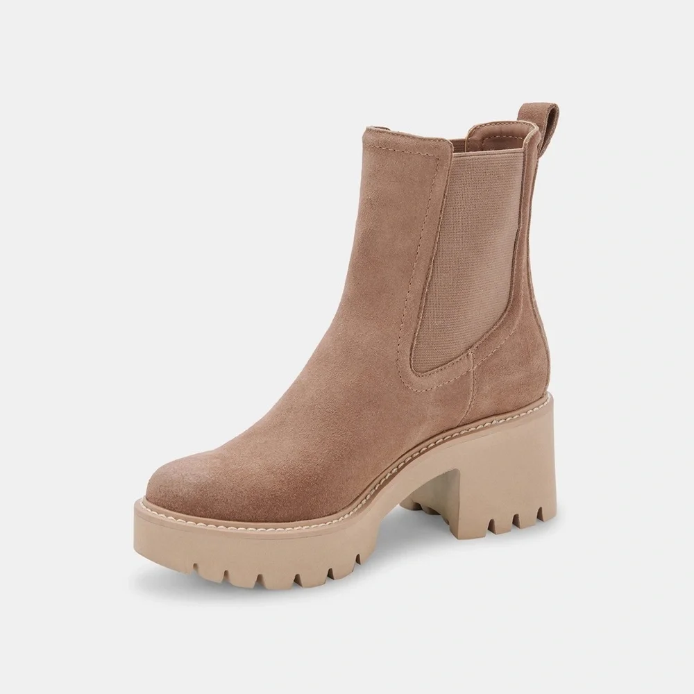 Dolce Vita| Hawk H2O Booties Mushroom Suede - Picture 5 of 11